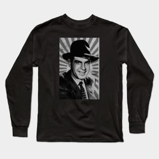 Classic Film: Fred MacMurray BW Long Sleeve T-Shirt